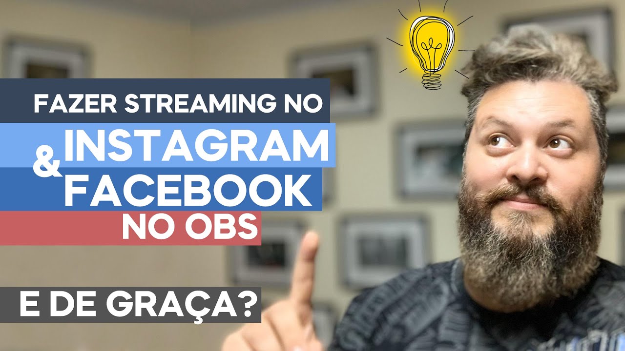 Como fazer streaming no facebook e instragram ao mesmo tempo?