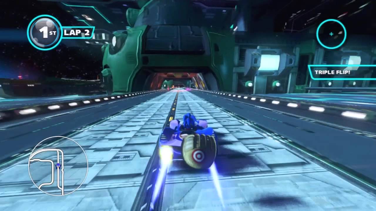 Sonic & All-Stars Racing Transformed (360) - Online Match #22: Egg Hanger (Race)
