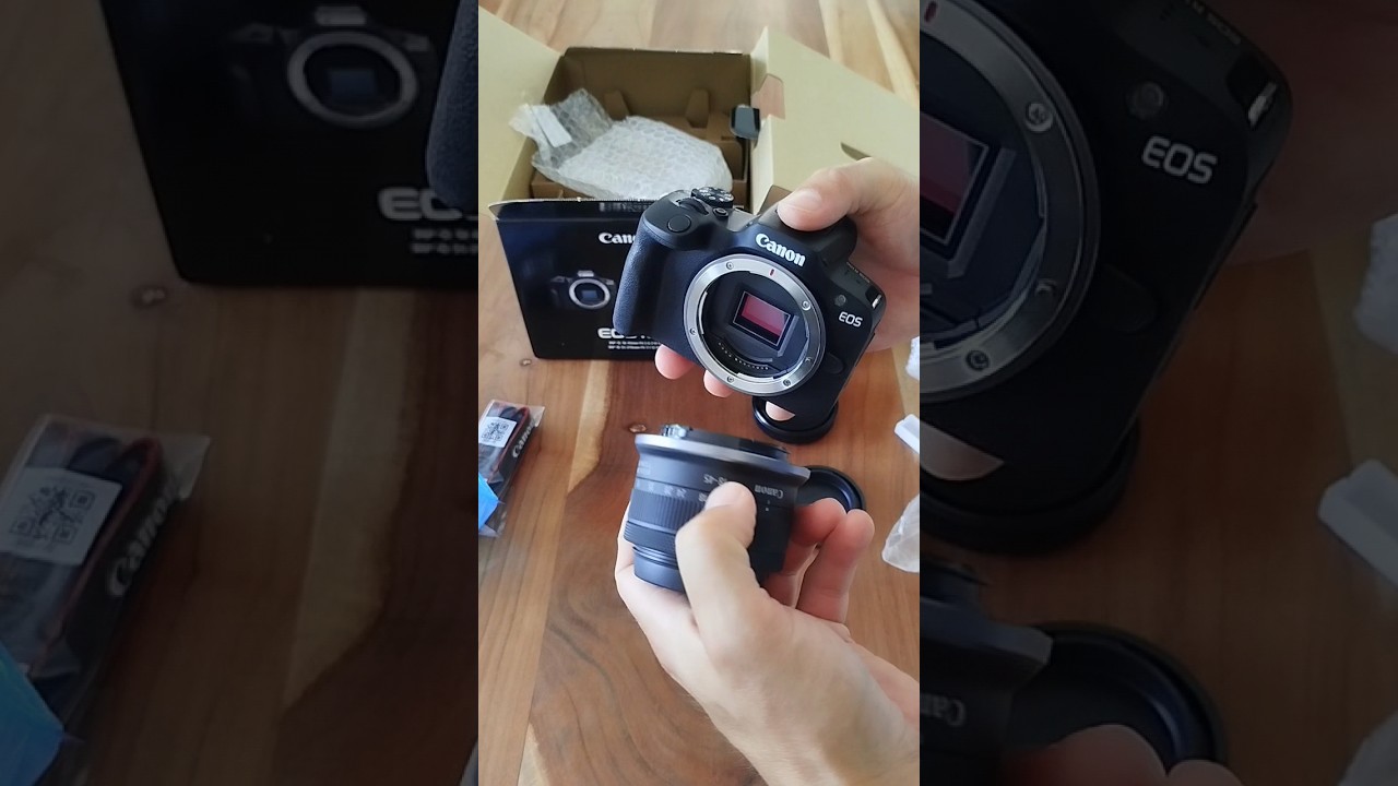 THE BEST BUDGET CAMERA IN 2024??? | CANON EOS R100 RF-S 18-45MM #canon #canoneosr #mirrorless #lens