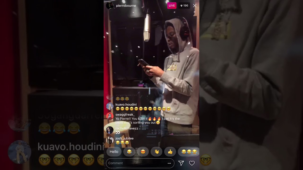 Pierre Bourne (@pierrebourne) Studio Session - February 4, 2018