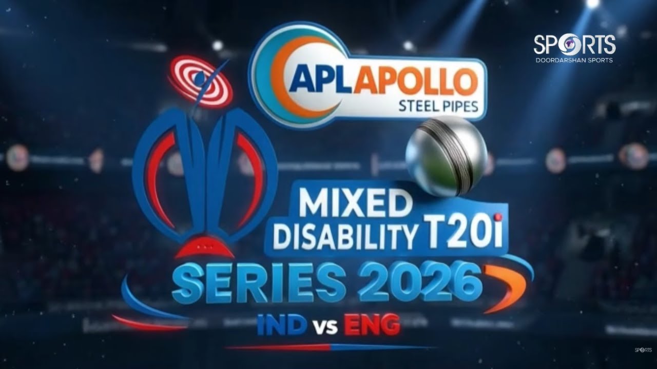 LIVE - 1st T20I - India vs England | Mixed Disability International T20 Series | Doordarshan Sports