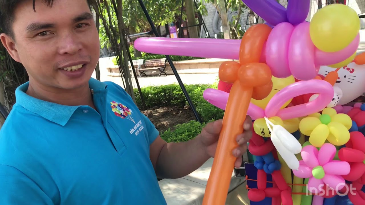 Cách tạo hình con ong và hình chuồn chuồn bằng bong bong nghệ thuật đơn giản