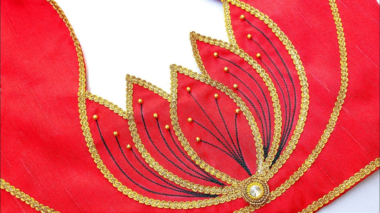 Lotus  blouse design || back blouse design back neck | blouse design popular| cutting & stitching