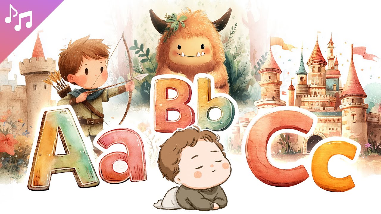 ABC Phonics Song Fairytale Edition ✨ A–Z Alphabet Learning | Sleepy Baby