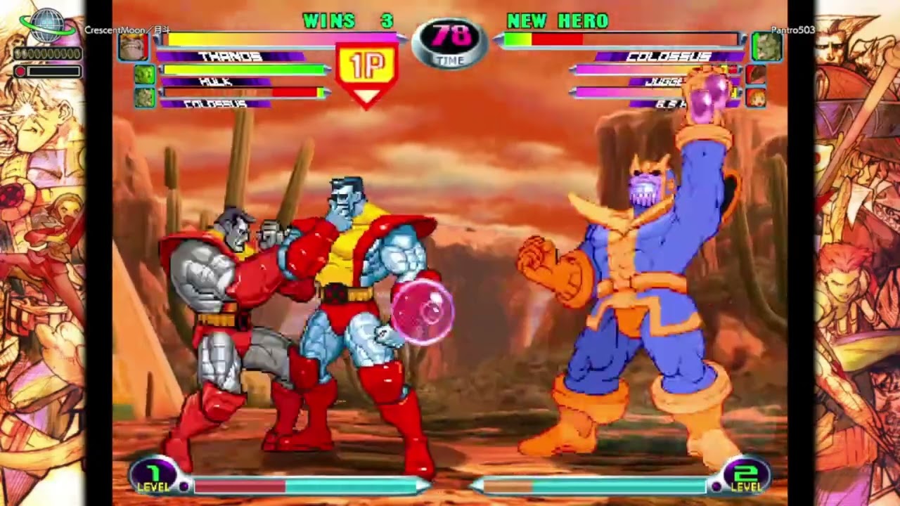 [Marvel vs Capcom 2]マブカプ２Steam対戦56[mvc2]