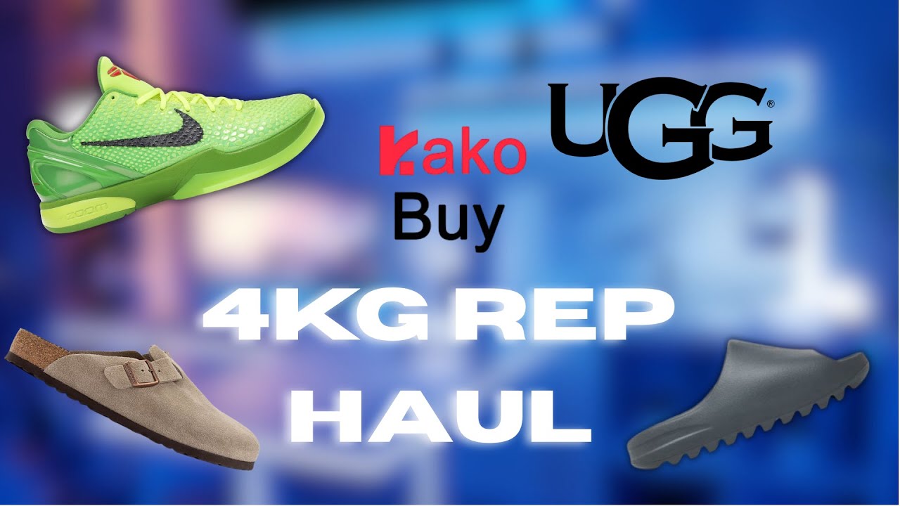 4KG CALM Shoe/Hooper REP Haul (Kobe's, YEEZY, UGG, BIRKS) BEST KAKOBUY SPREADSHEET IN BIO