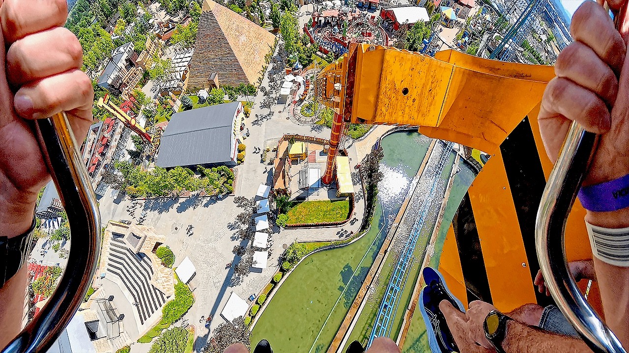 Space Booster (Młot) (Full Ride) - Energylandia 2025 (4K) (POV) (Zator, Polska) Insta360 X5