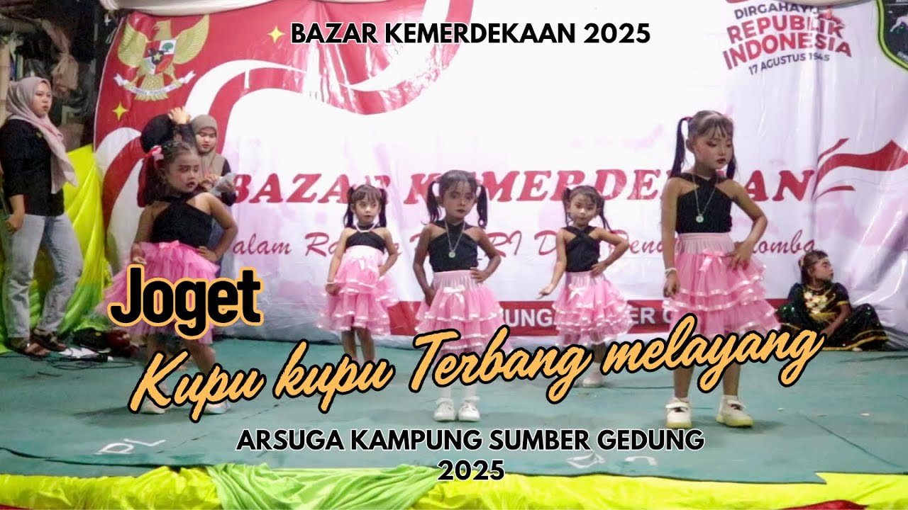 JOGET KUPU KUPU TERBANG MELAYANG - ARSUGA GIRLS❗️SEMARAK BAZAR KEMERDEKAAN 2025 ARSUGA❗️