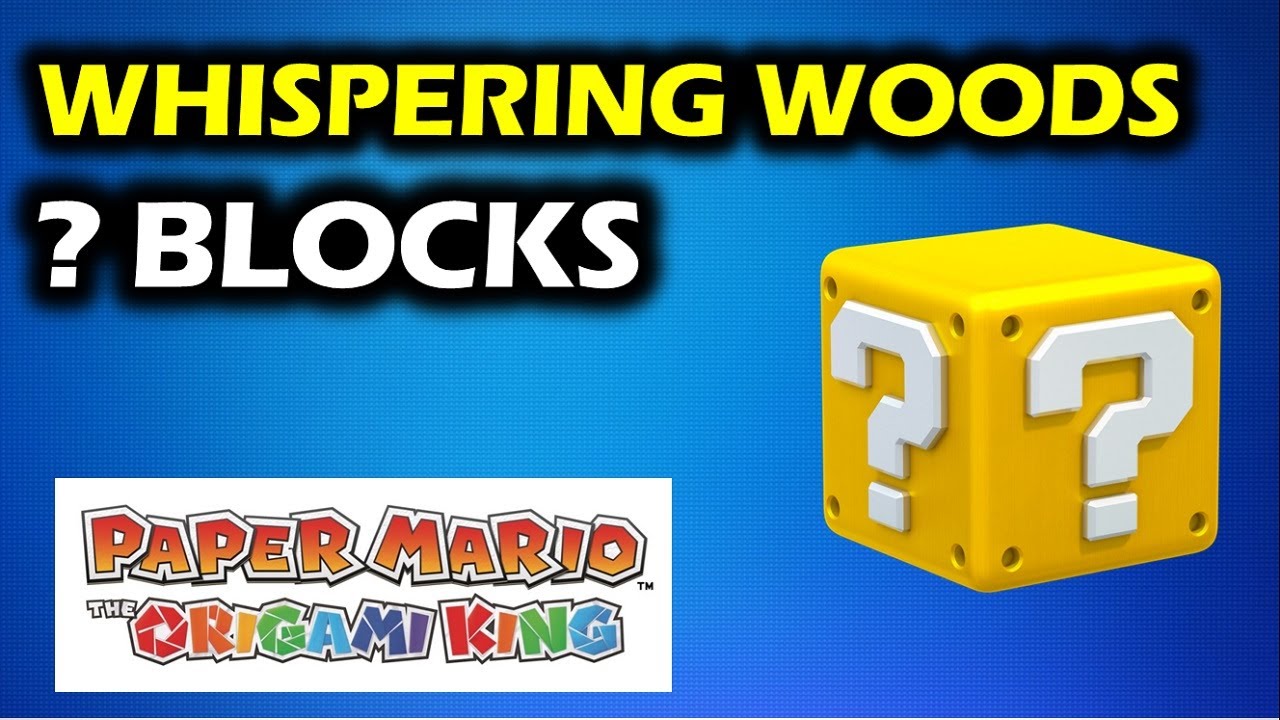 Whispering Woods: All ?-Block Locations | Paper Mario The Origami King Walkthrough
