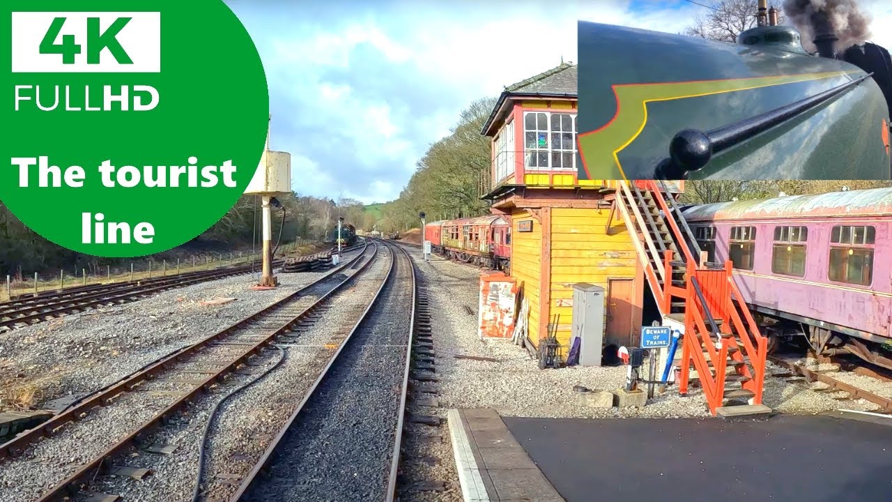 Relaxing Steam Train Ride Through Yorkshire - Cab Ride UK Railway Full Journey [4k 60fps]