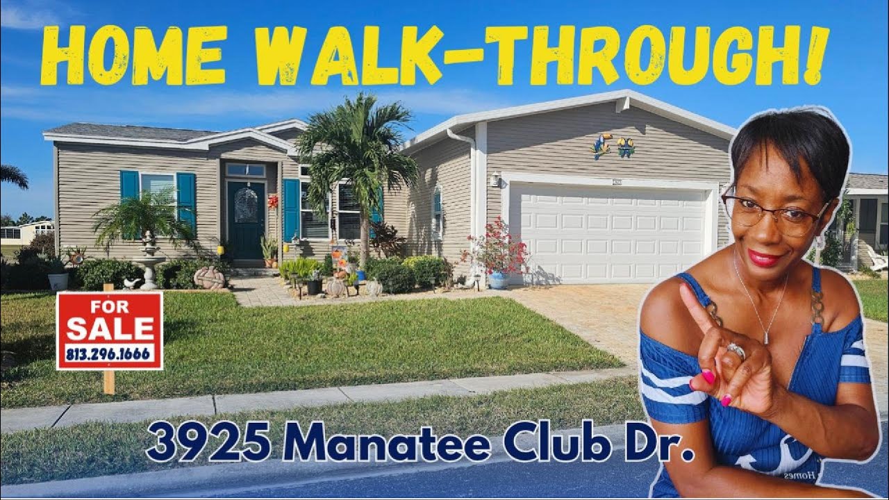 3925 Manatee Club Drive in Riverside Club Listed by Sunny Days Mobile Home Brokers