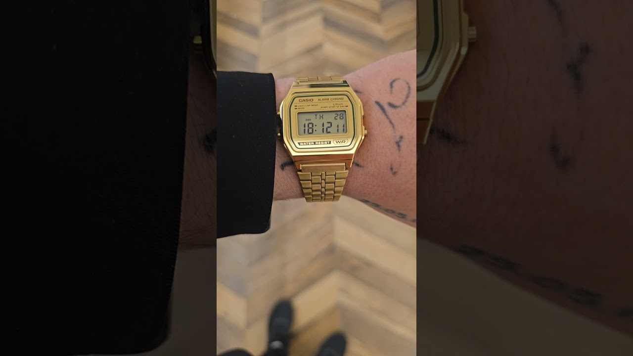 Vintage Casio A158WEGV-9AEF #shorts #casio #casiowatches #vintagecasio