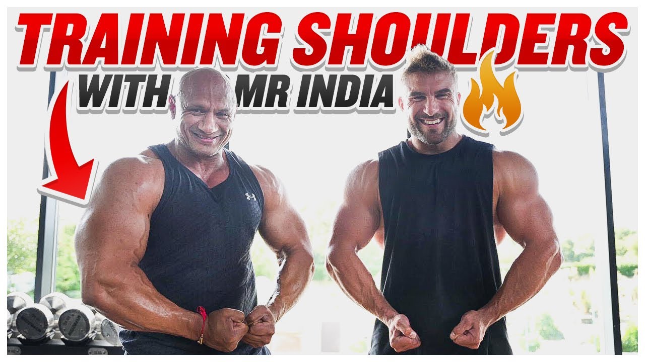 MUKESH GAHLOT aka MR INDIA / tips on building 3D SHOULDERS