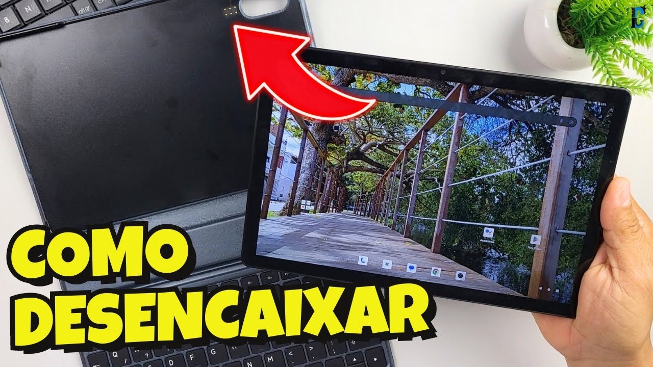 Como DESENCAIXAR a CAPA TECLADO do Tablet Positivo Vision Tab 10!