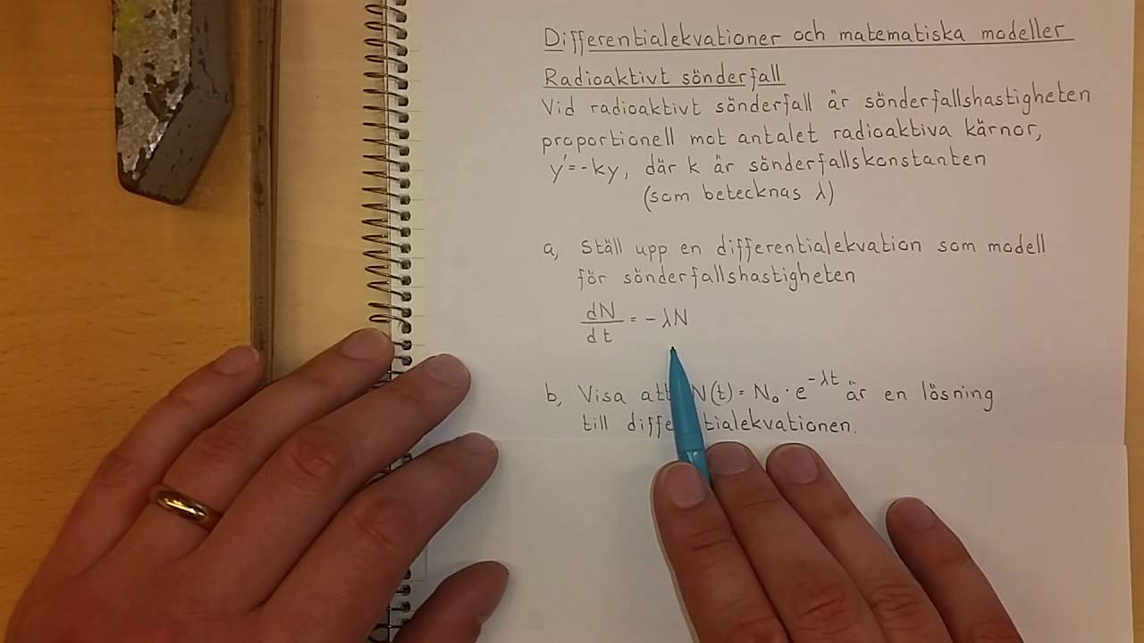Ma4 Differentialekvationer och matematiska modeller