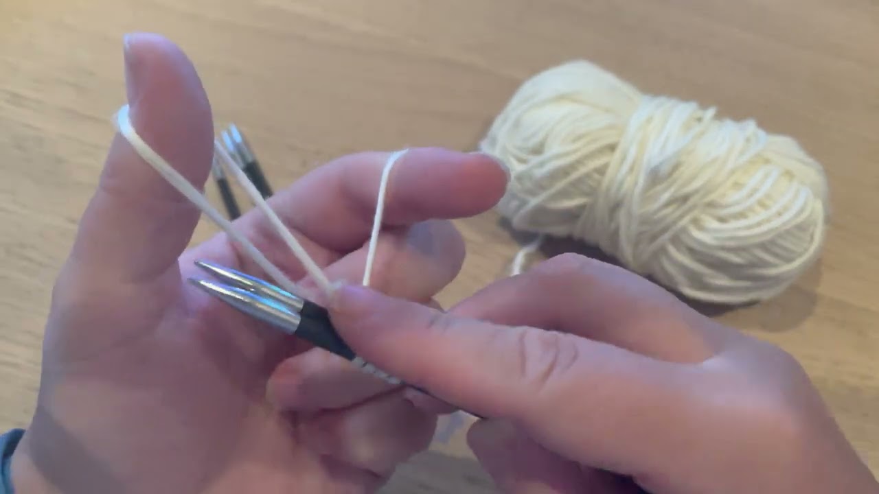 Elastisk opslag til strik