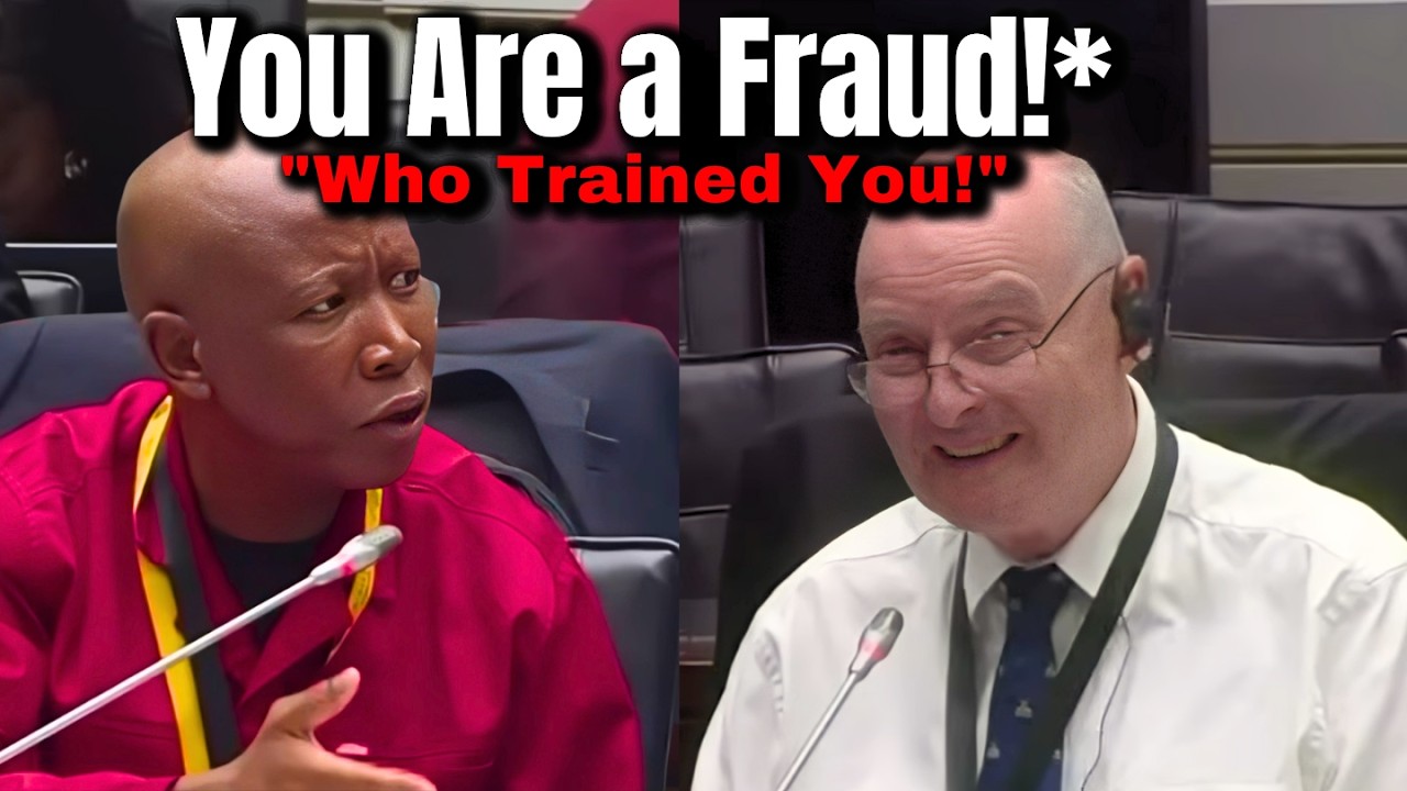 Watch Malema EXPOSES Paul O'Sullivan's Lack of Qualifications for Aviation & Security Role!