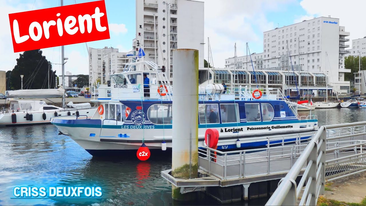 Lorient ; Centre Ville ; Le Péristyle ; Les Deux Rives ; Bateau ; Morbihan ; Bretagne Sud ; France