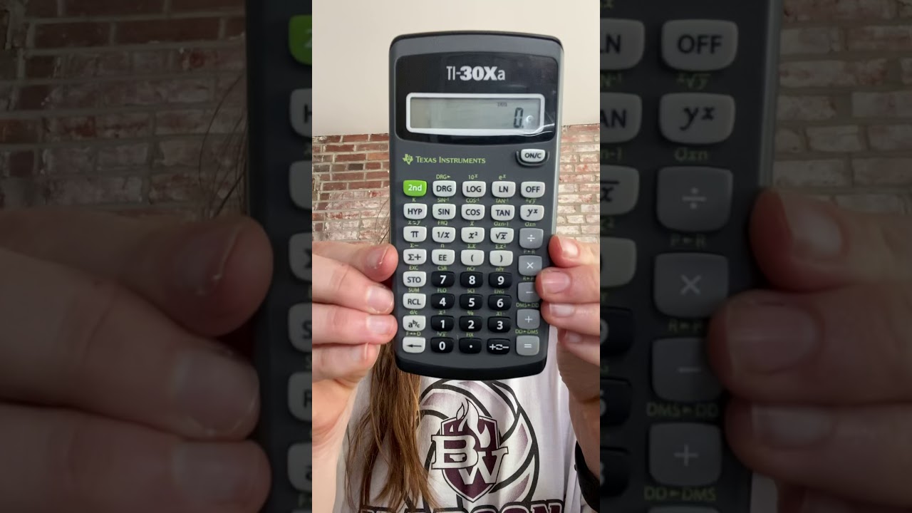 Trig Ratios Using TI-30Xa
