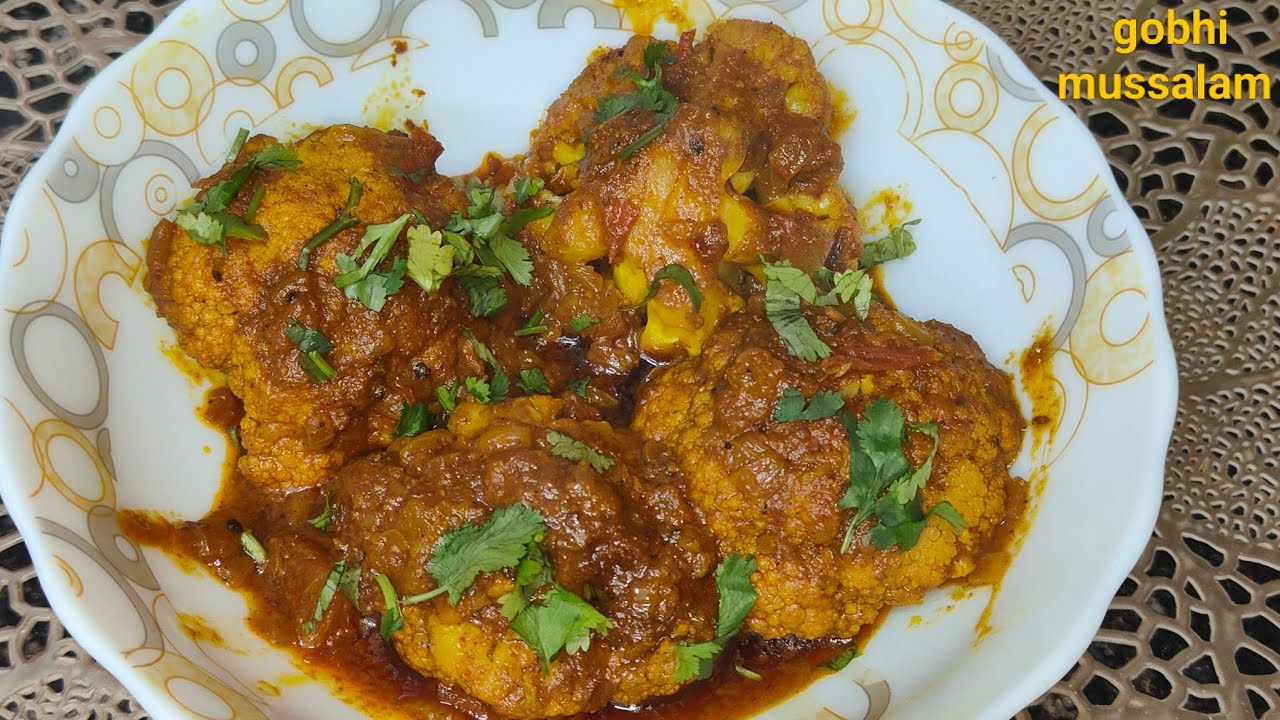 Gobhi Musallam Recipe | Restaurant Style Khadi Gobhi ki Sabji