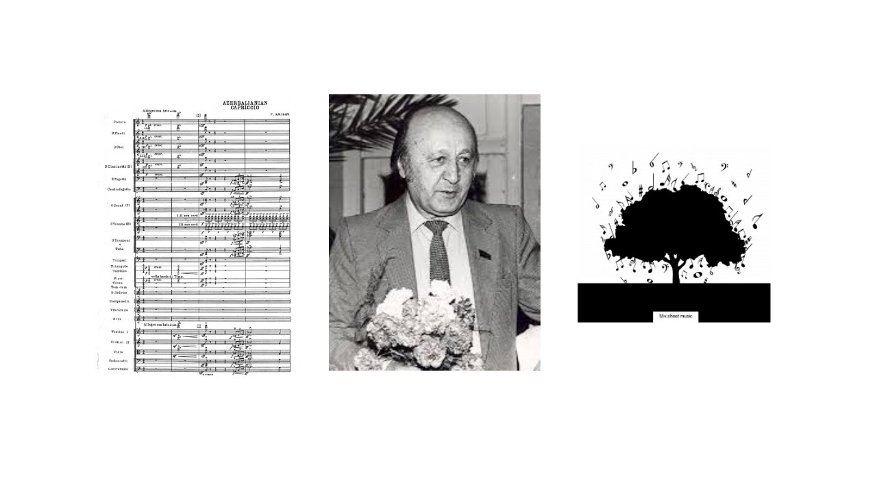 Fikrət Əmirov - Azərbaycan Kapriççiosu | Fikret Amirov - Azerbaijan Capriccio (Score Video)