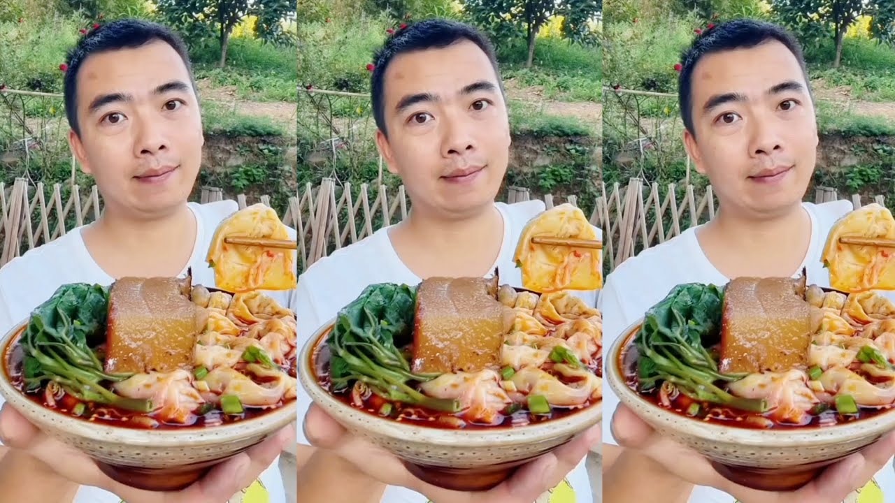 Delicious Homemade Meals 🔥 Eating Spicy Pork Belly Big Noodles Soup | Hot Delicious #asmr #mukbang 