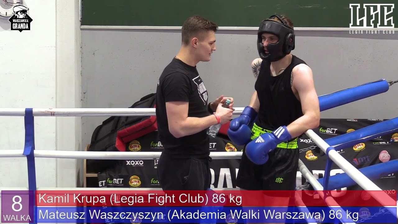 Kamil Krupa Legia Fight Club vs Mateusz Waszczyszyn Akademia Walki Warszawa