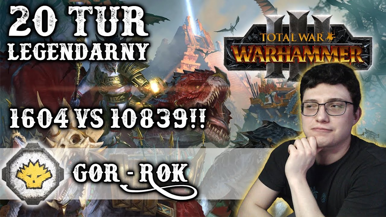 Legendarny Poziom 20 Pierwszych Tur Jaszczuroludzie Itza | Gor-Rok Total War Warhammer 3 Poradnik