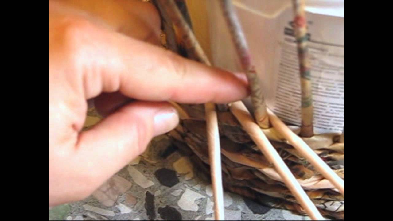 Weaving of decorative boards 