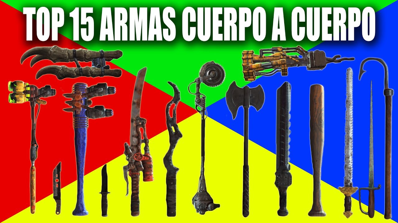 FALLOUT 4 | TOP 15 ARMAS CUERPO A CUERPO