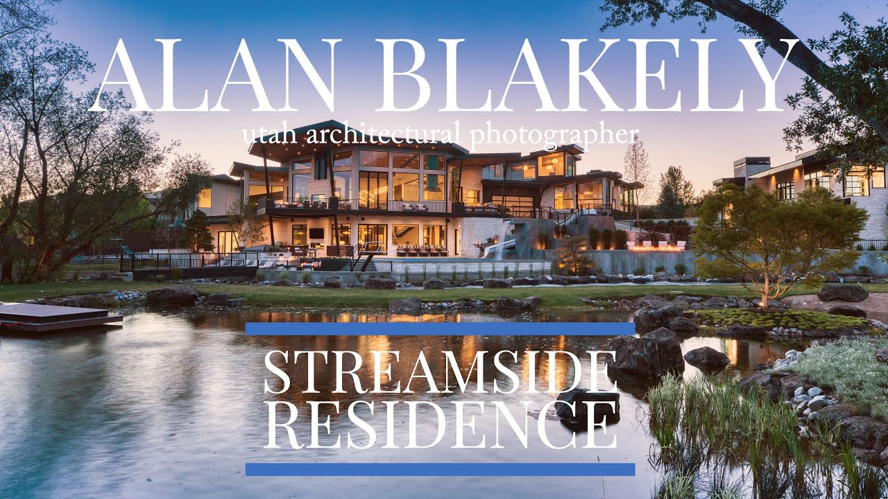 Utah Architecture Photographer ALAN BLAKELY | Streamside Home
