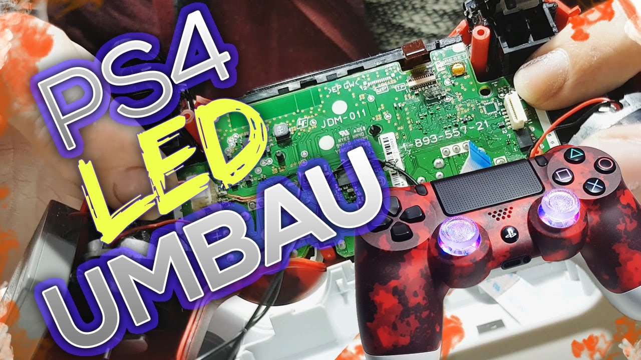PS4 Controller LED MOD Deutsch / Thumbstick LEDs / LED Umbau - AUCH ohne Löten (Beschreibung)