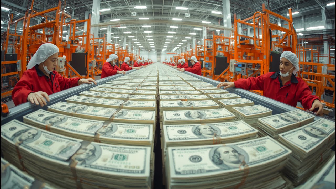 Inside the US dollar printing factory From cotton fibers to the cash in your hands