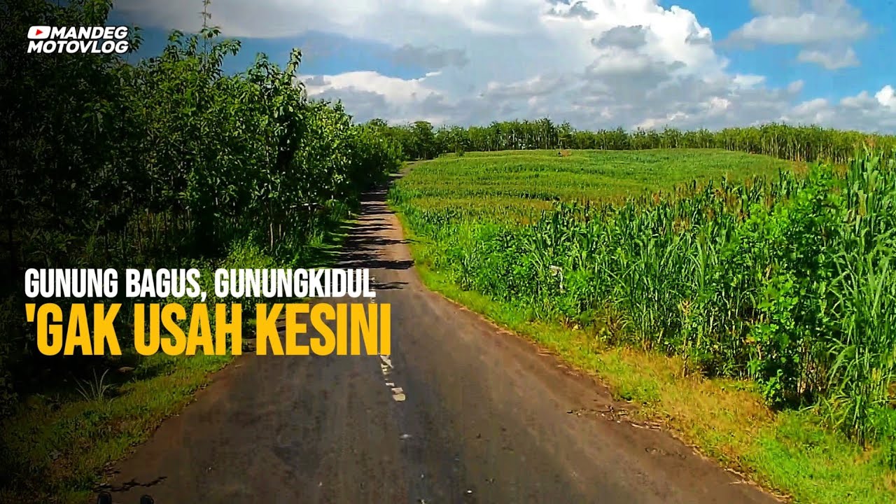 Kondisi Jalan Gunung Bagus yang Tidak Bagus