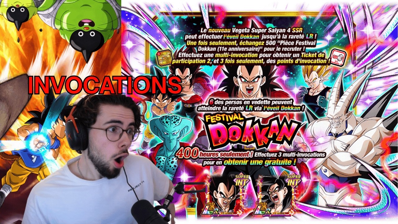 🟣LE BRAQUAGE ?! INVOCATIONS VÉGÉTA SSJ4 / GOKU SSJ4