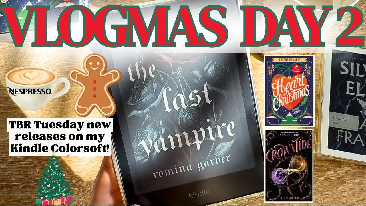 VLOGMAS, ДЕНЬ 2! НОВИНКИ НА МОЁМ KINDLE COLORSOFT 📚 ✨ #bookvlog #vlogmas #tbr #kindle