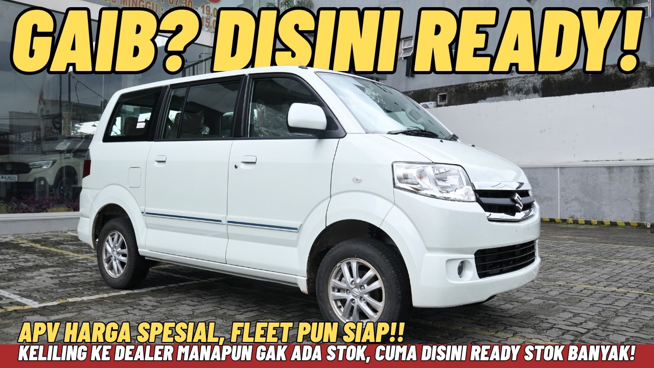 KATA SIAPA GAIB? STOK SUZUKI APV DISINI BANYAK SIAP LUAR KOTA TANPA HARUS NUNGGU LAMA, HARGA SPESIAL