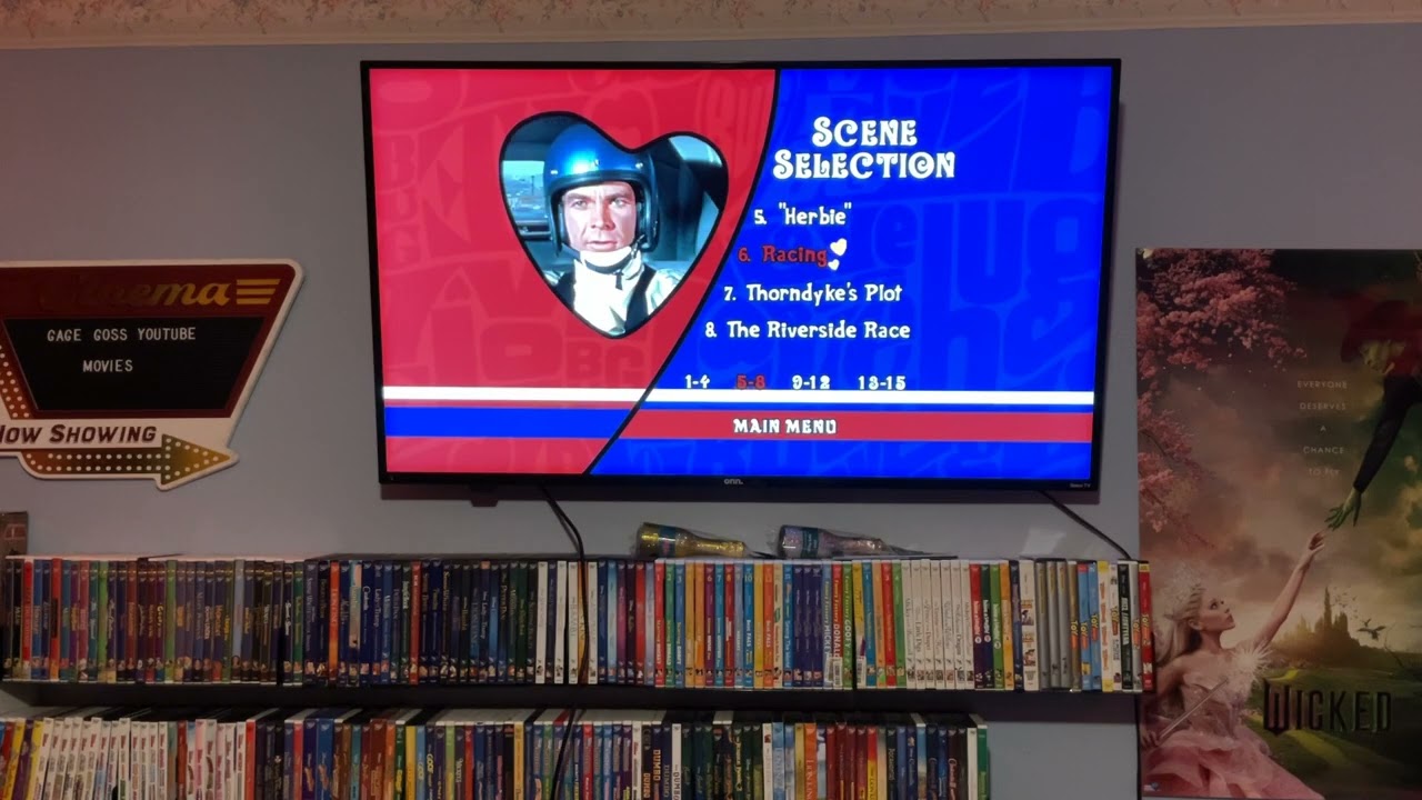 Menu walkthrough of The Love Bug Special Edition 2003 dvd (Disc 1)