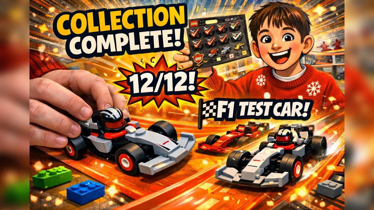 МЫ ЗАВЕРШИЛИ КОЛЛЕКЦИЮ! 🏁 Сборка и гонки на тестовом автомобиле LEGO F1!