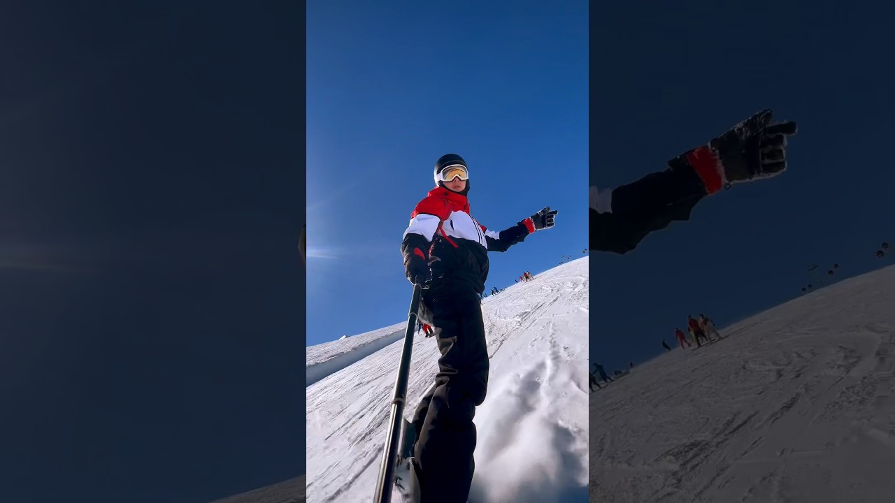 Научился перекантовываться #arkhyz #extreme #redbull #show #snowboarding #winner #sport #архыз #борд