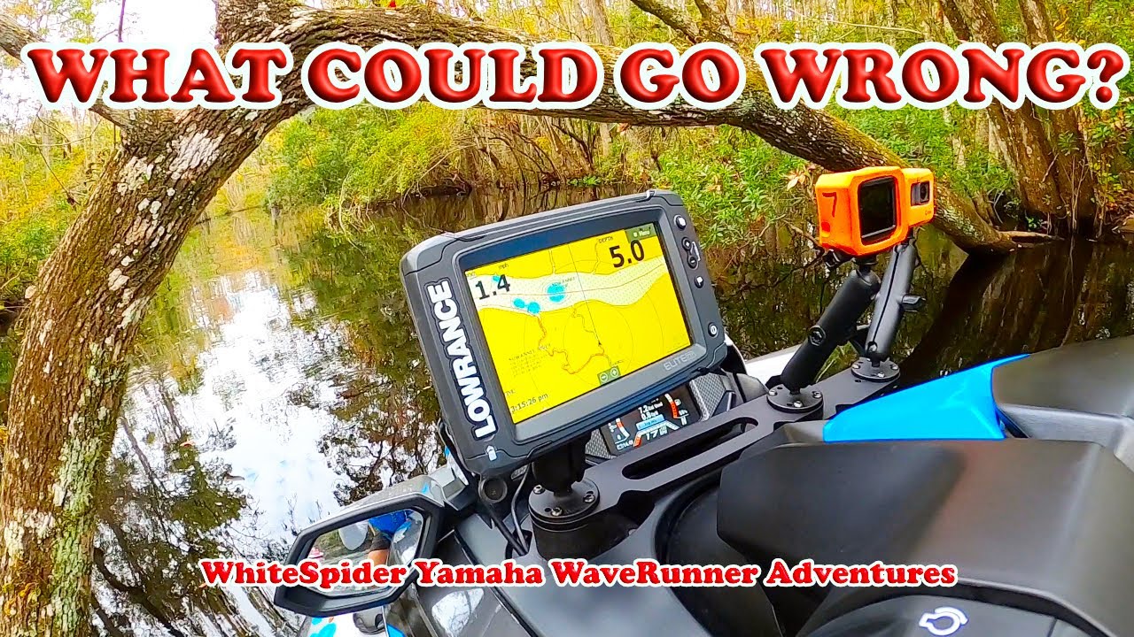 Jet Skiing the Suwannee River Grass Flats at Gulf of Mexico on Yamaha FX Waverunners -- #jetski