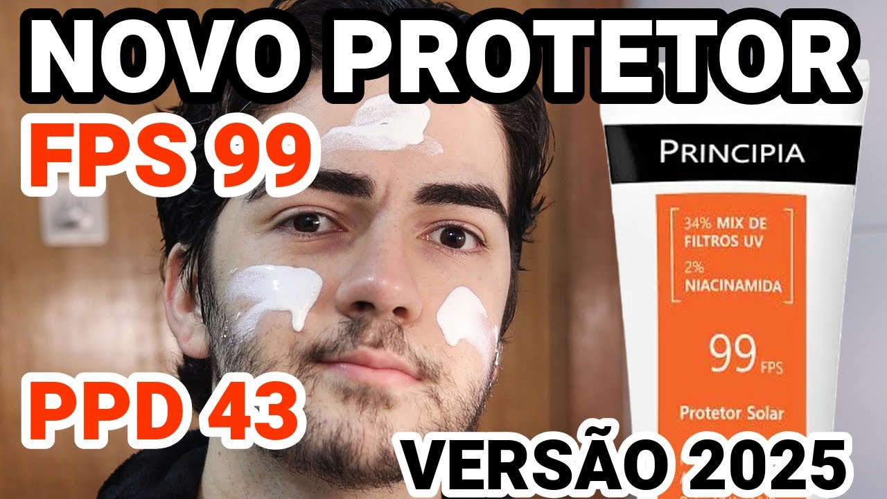 FPS 99! NOVO PROTETOR PRINCIPIA 2025 - PS-03 FPS 99 PROTETOR SOLAR CORPORAL COM 2% DE NIACINAMIDA