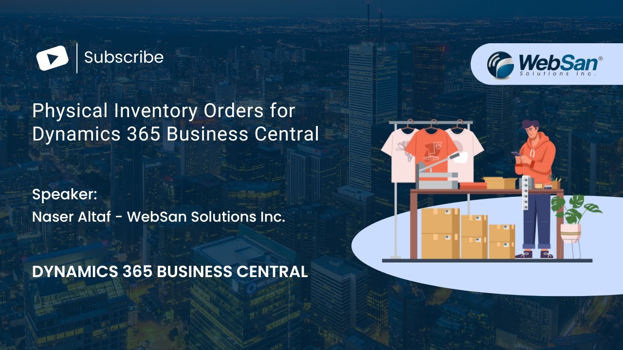 Заказы на физическую инвентаризацию для Dynamics 365 Business Central