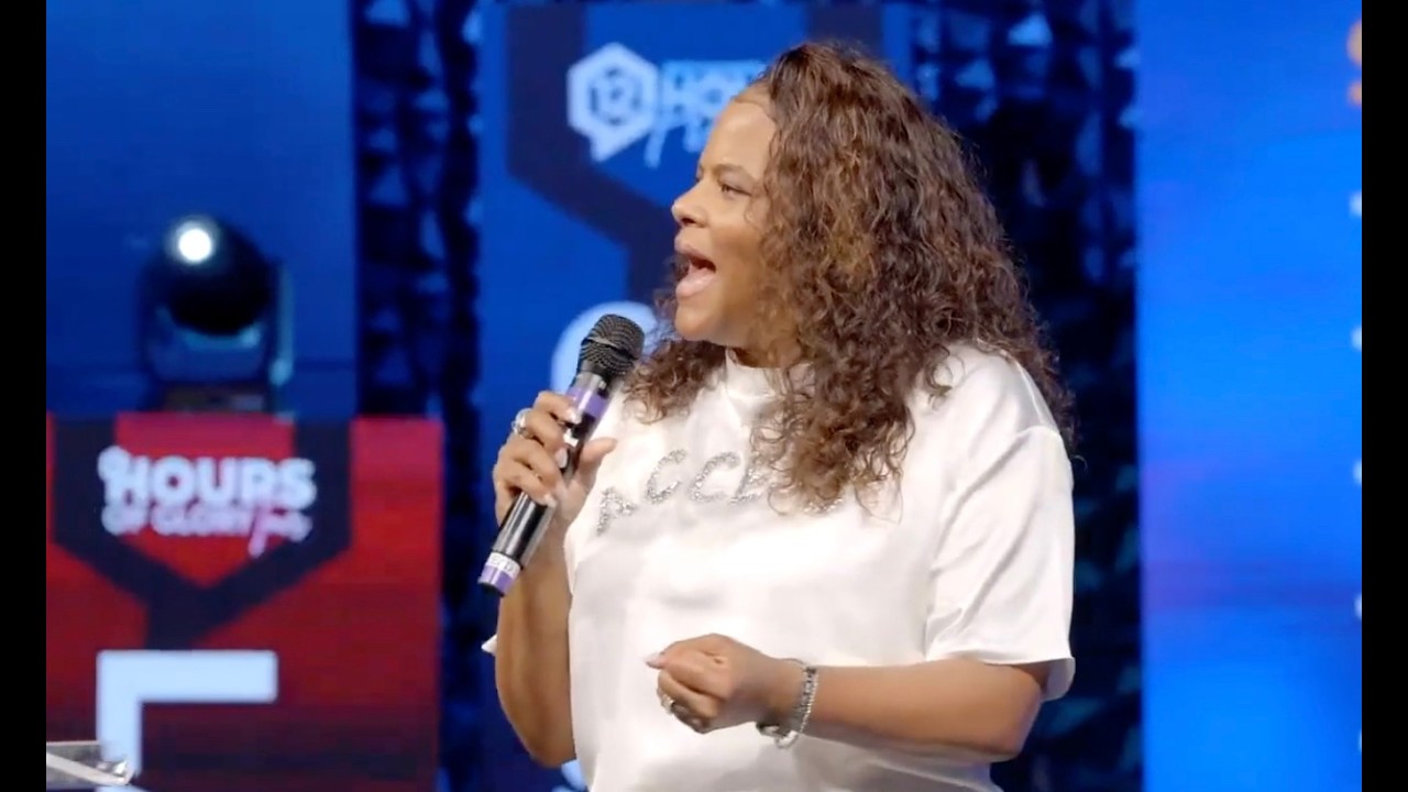 Pastor Bennett ministering at 6 Hours of Glory Tour  -  Houston, TX