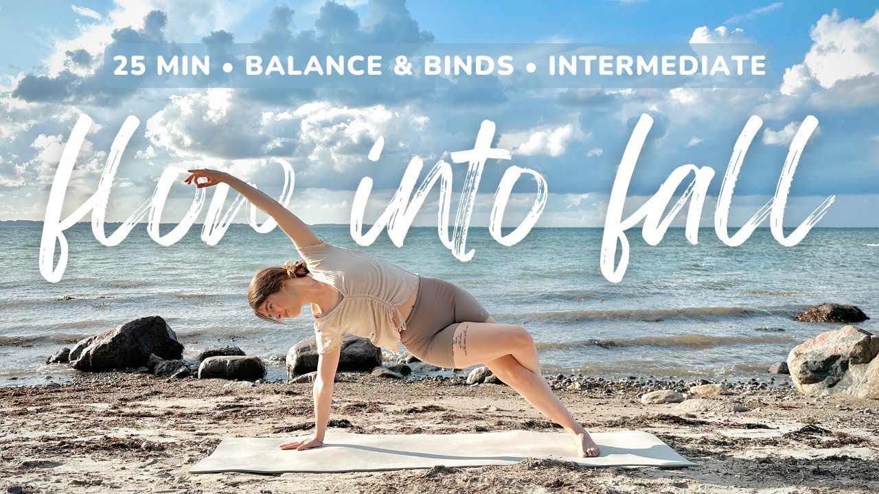 25 MIN BALANCE & BINDS || Blissful Fall Equinox Yoga with Intention (Intermediate) 🍁 Autumn 2023