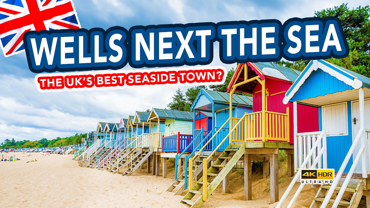 WELLS NEXT THE SEA full tour from town to Wells Next The Sea Beach