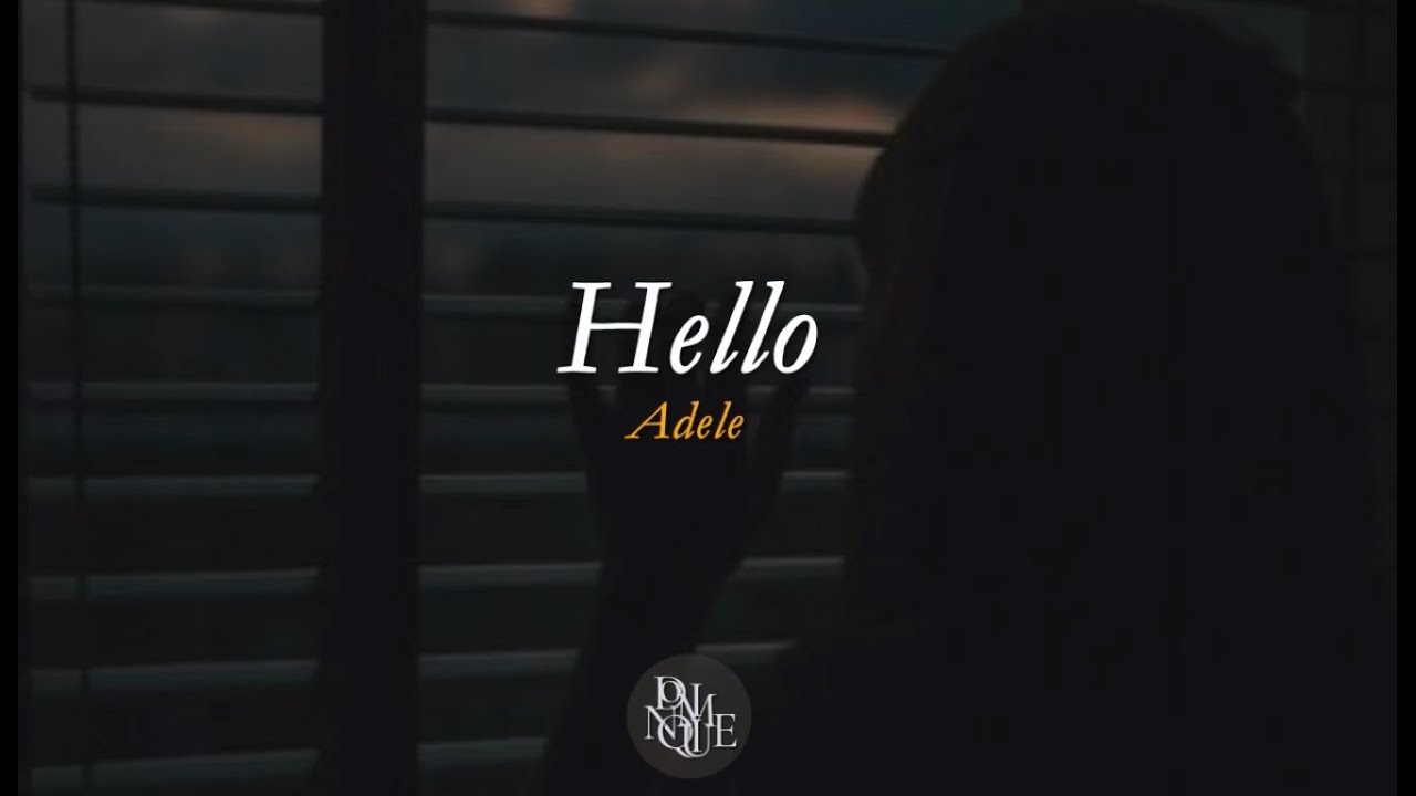 Adele - Hello [slowed + reverb] with Lyrics