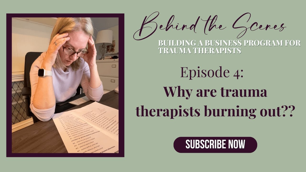 Why are so many trauma therapists burning out?