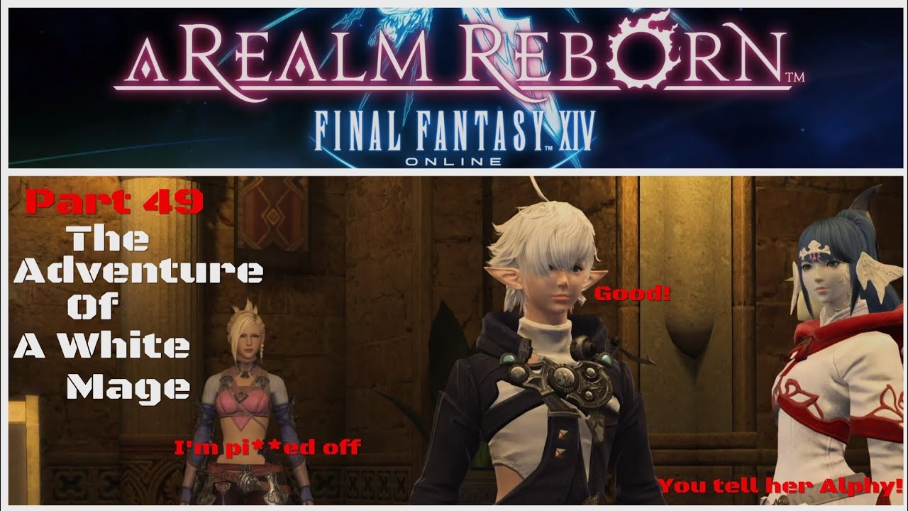 FFXIV - Let's play White Mage - Upsetting Minfilia 😈 (Part 49)