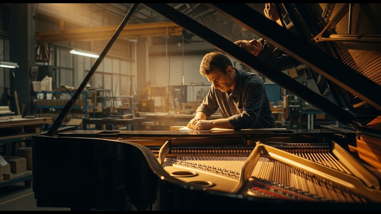 How Steinway Grand Pianos Are Crafted  Inside the $180,000 Instrument Factory (Full Process)